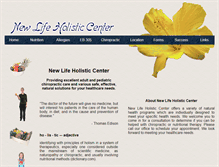 Tablet Screenshot of newlifeholisticcenter.com